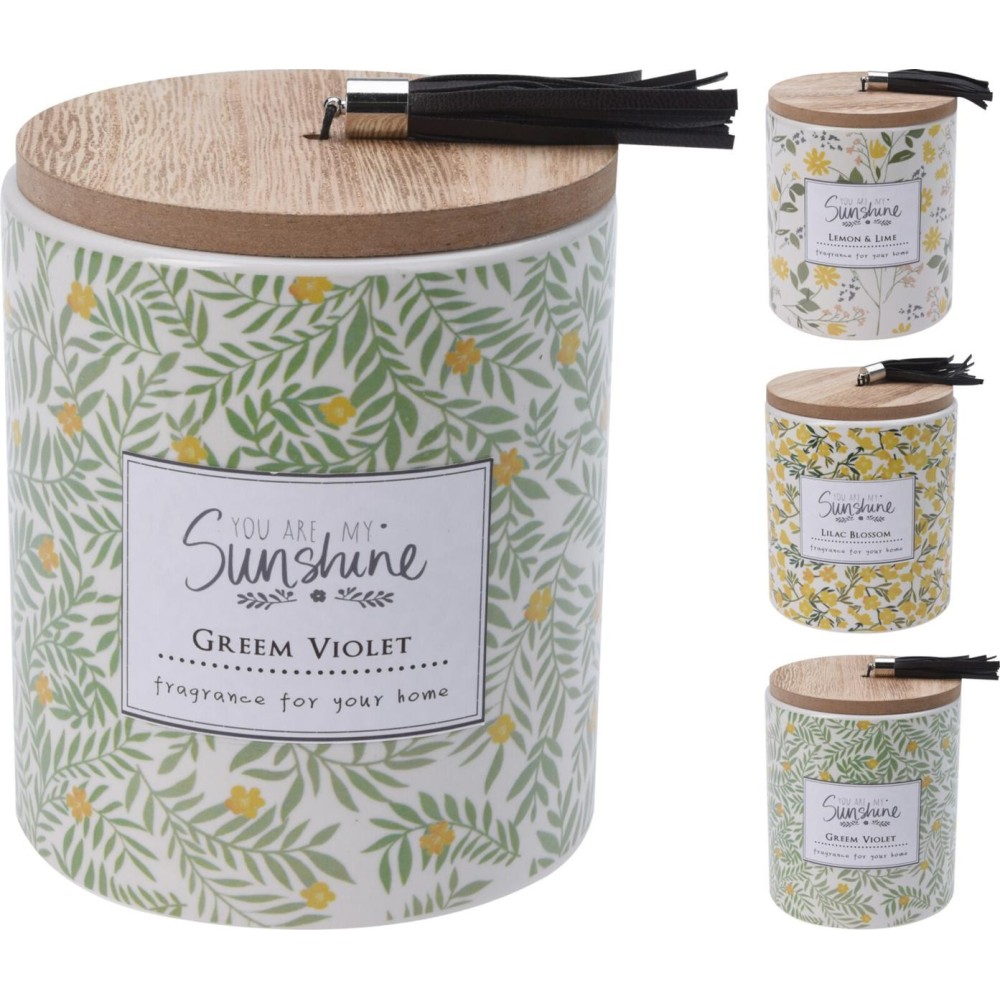 VASO CERAMICA CON CERA 9X11CM